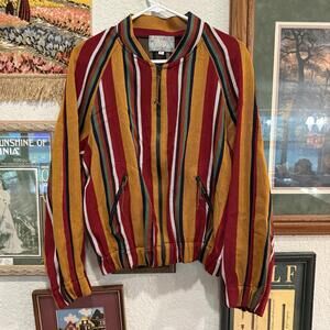 Vintage 80s/90s RARE Silverado Full Zip Serapo Women’s Colorful Aztec Jacket XL‎